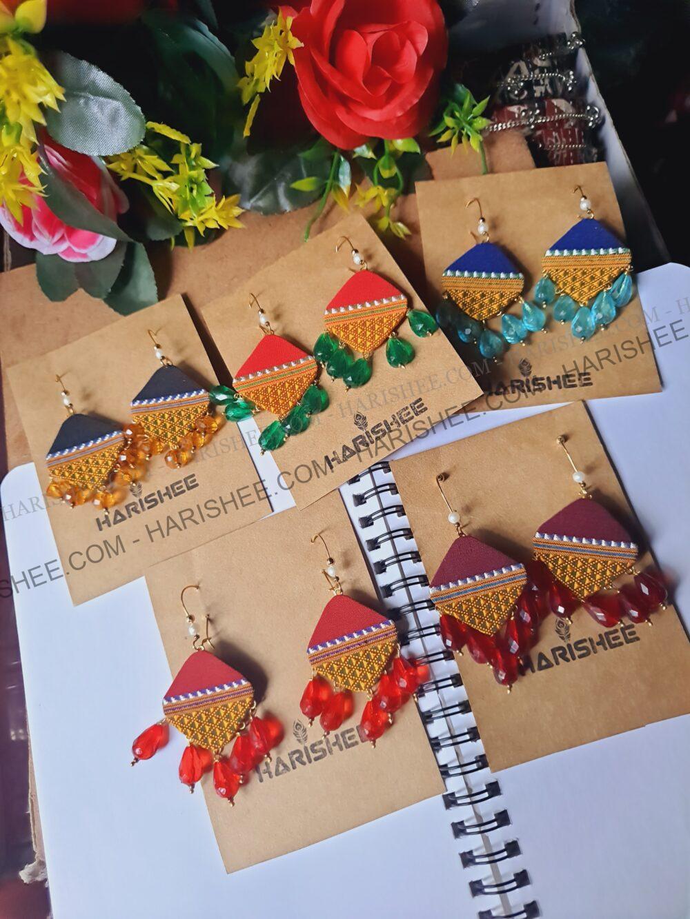 Mehek Earings - Khan Fabric Earings