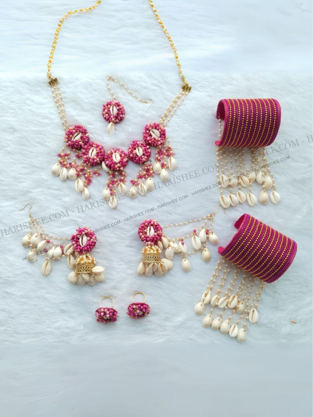 Kavya - (Haldi/ Mehdi Jewelry/ Kawri Shell Jewelry)